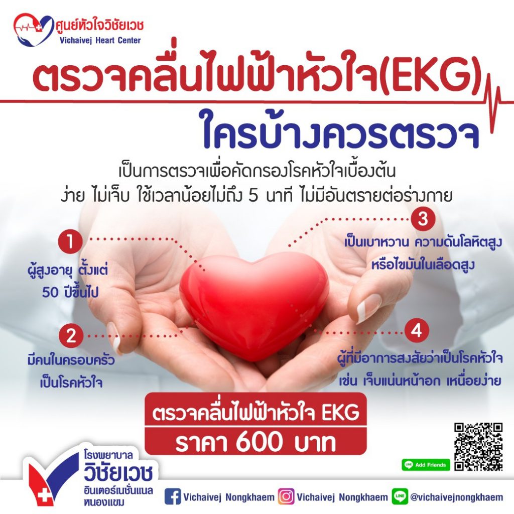 ตรวจคลื่นไฟฟ้าหัวใจ (EKG) ใครบ้างควรตรวจ?