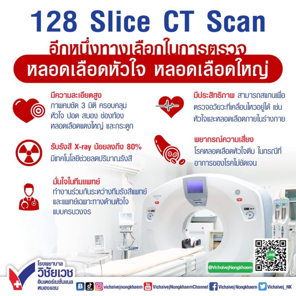 128 SLICE CT SCANE อีกหนึ่งทางเลือกในการตรวจ หลอดเลือดหัวใจ หลอดเลือดใหญ่