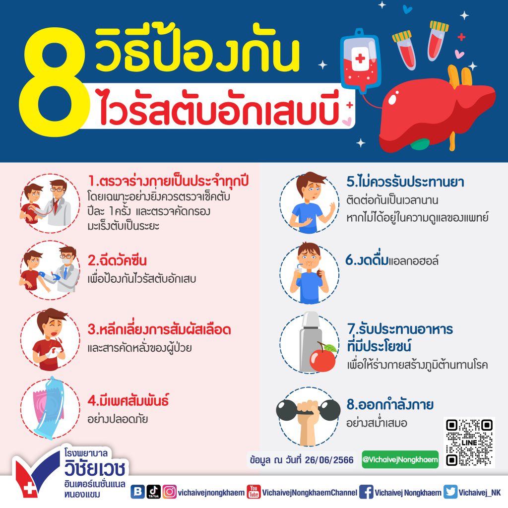 8 วิธีป้องกันไวรัสตับอักเสบบี