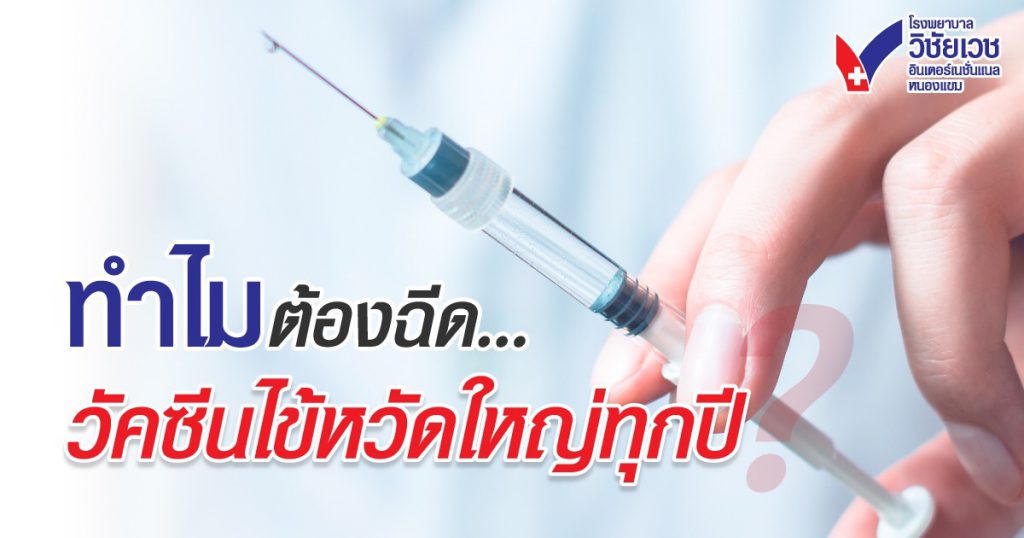 ไขข้อข้องใจ! ทำไมต้องฉีดวัคซีนไข้หวัดใหญ่ทุกปี?