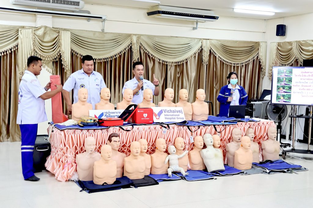 กลุ่มโรงพยาบาลวิชัยเวช อินเตอร์เนชั่นแนล จัดโครงการ “ปันน้ำใจให้ความรู้” ถ่ายทอดทักษะการช่วยชีวิตขั้นพื้นฐานแก่เยาวชน 11 มิถุนายน 2568