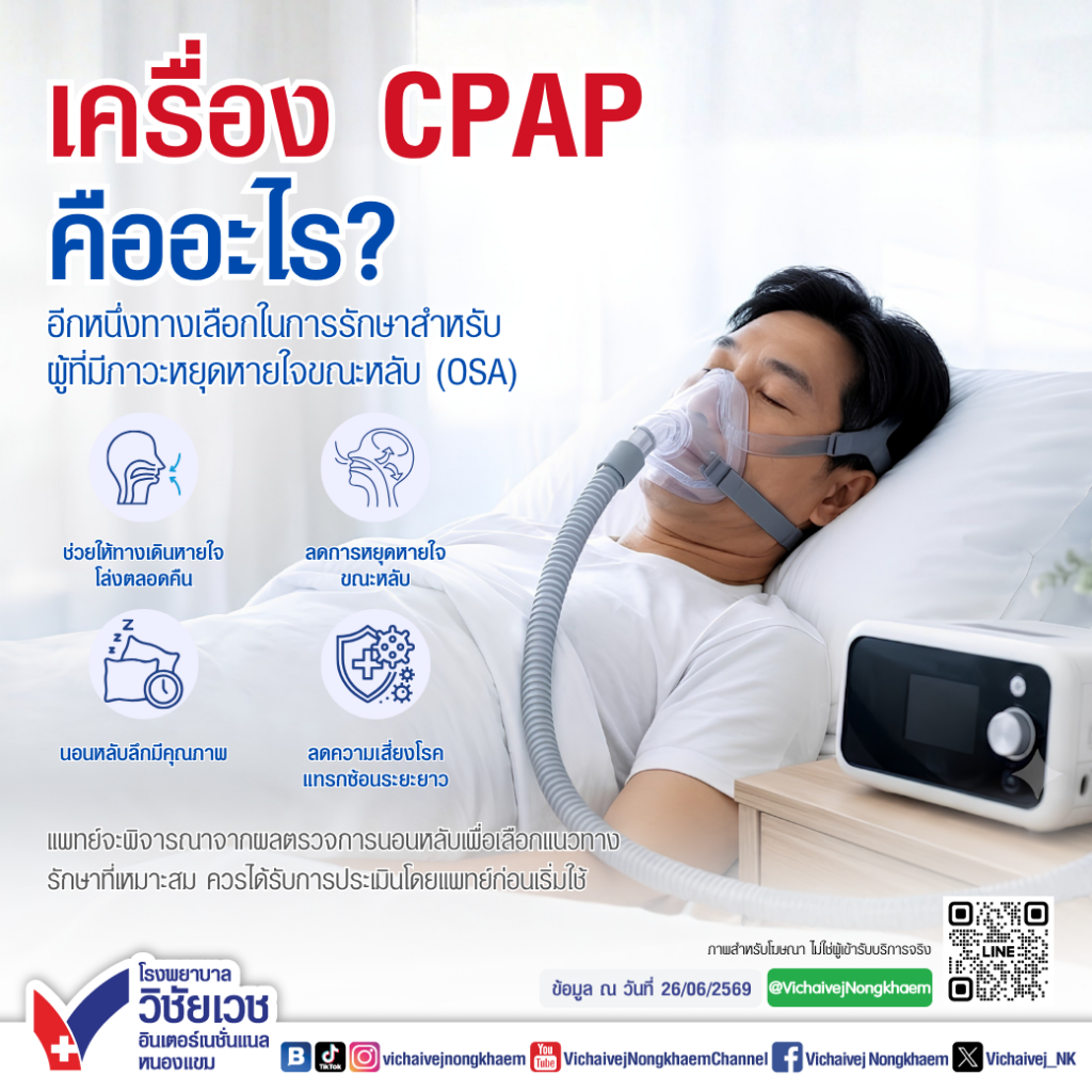 เครื่อง CPAP คืออะไร?