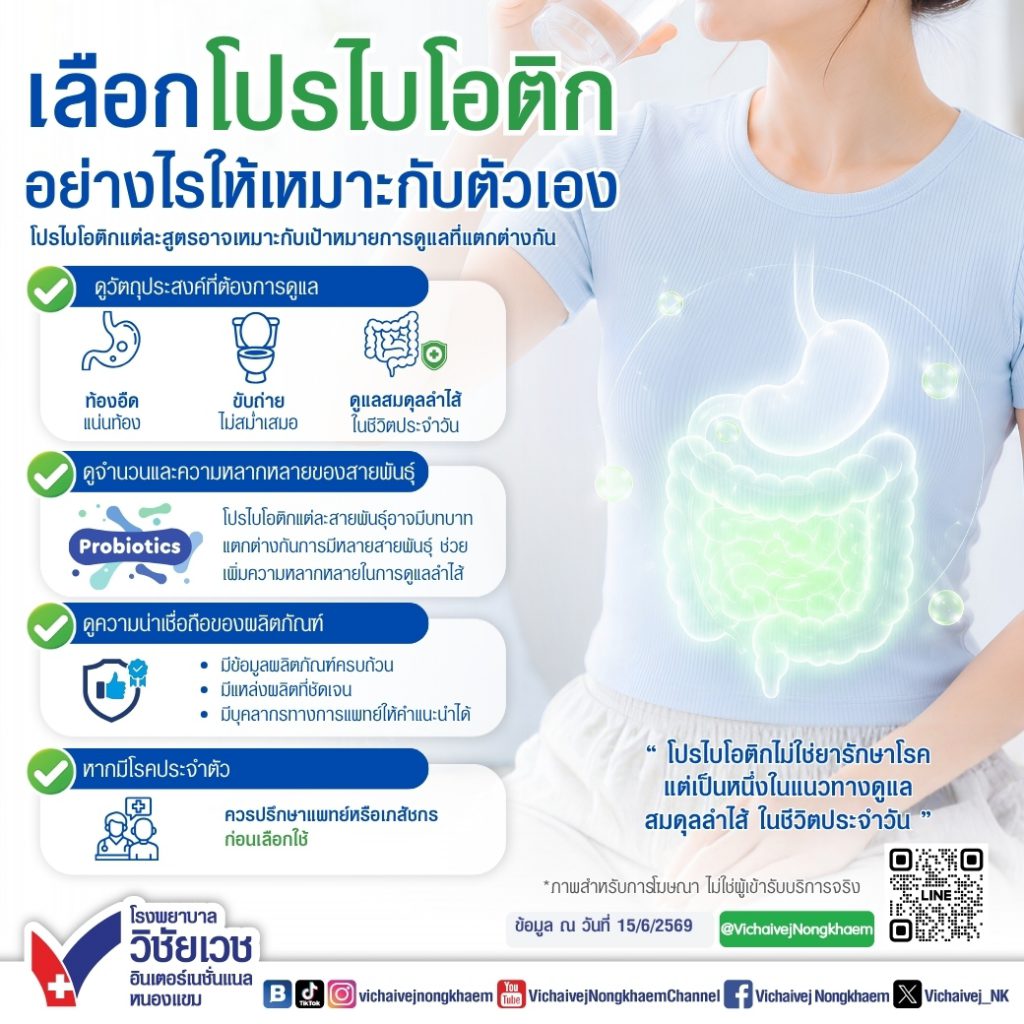 เลือกโปรไบโอติกอย่างไรให้เหมาะกับตัวเอง